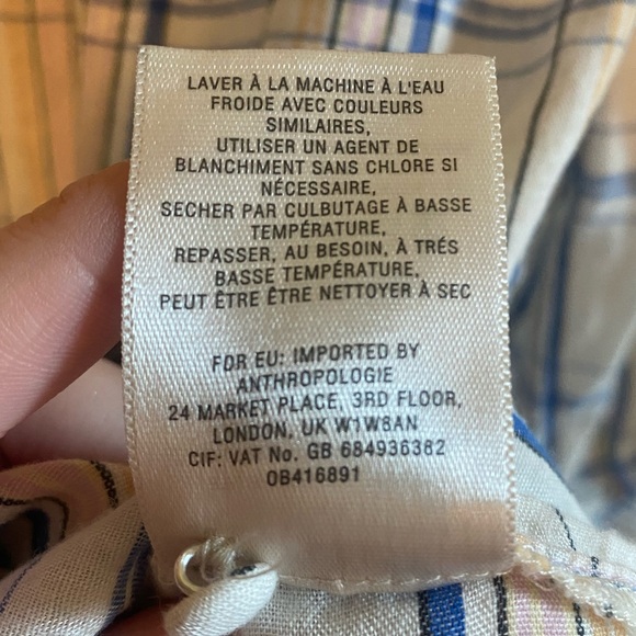 Anthropologie Maeve Sava Plaid Swing Top - Picture 6 of 8